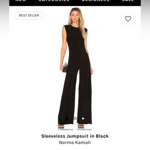 Black Norma Kamala black jumpsuit NWT